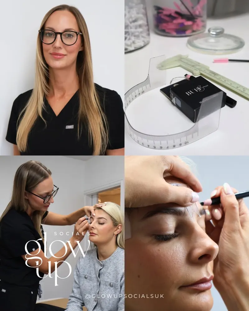 Brow specialist content shoot: headshot, tools and brow mapping